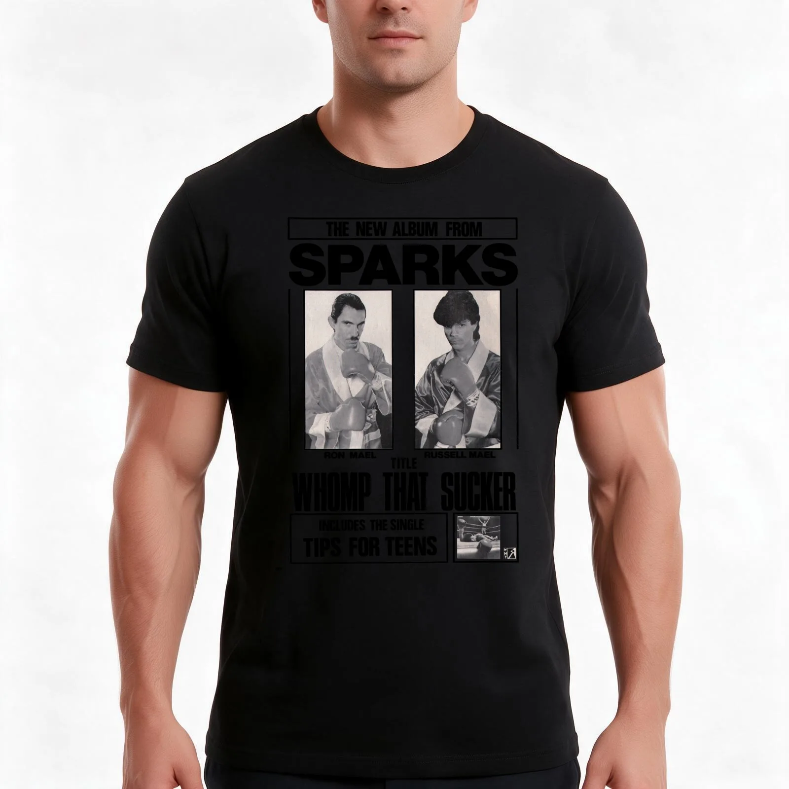 SPARKS - WHOMP THAT SUCKER T-Shirt, Summer Casual Cotton Tee, Oversized Streetwear Tops, Vintage Graphic Print, Unisex Men Women