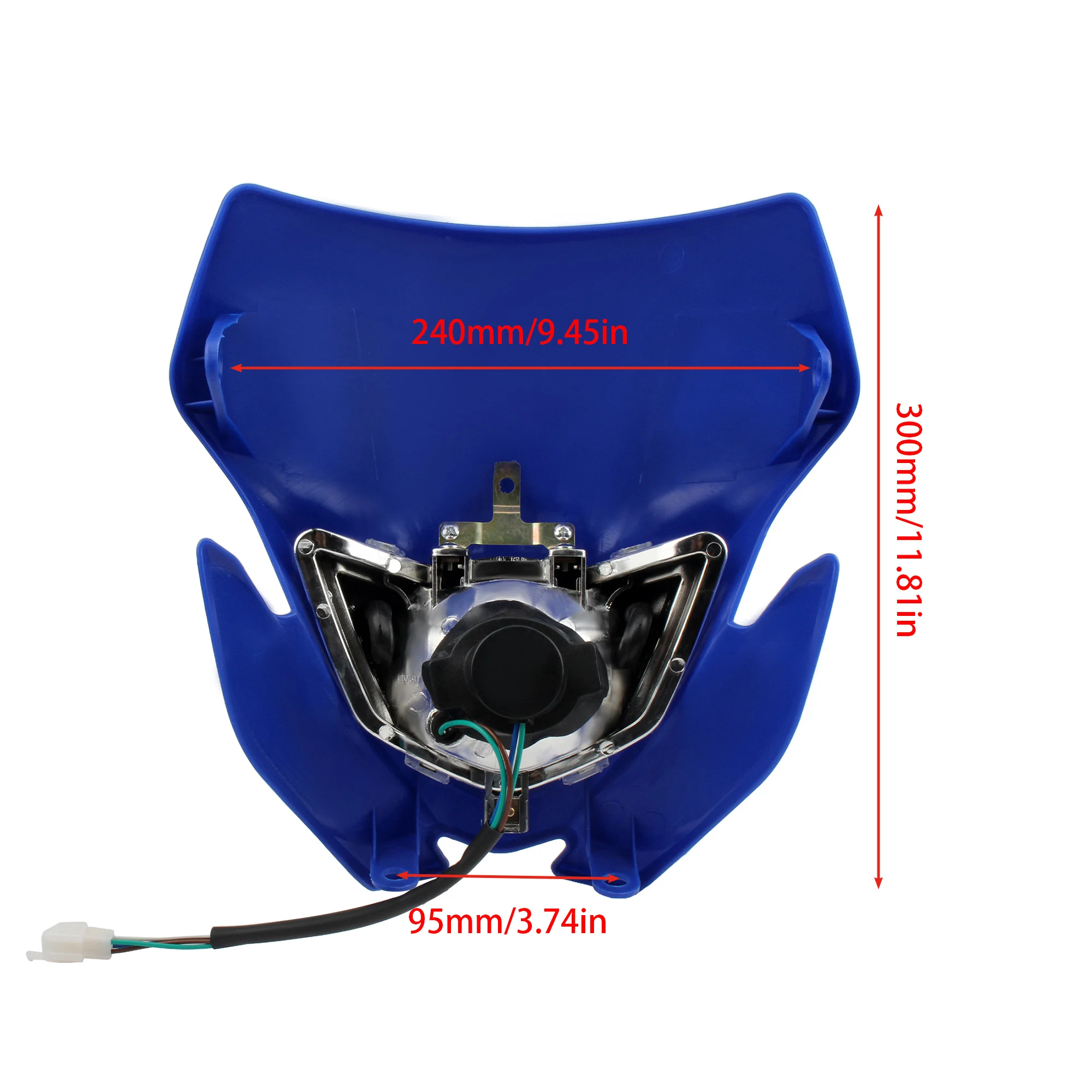 For Kawasaki KLX 230 250 150 110R 230R Motorcycle Halogen Headlight Dirtbike Headlamp Enduro Motocross Modified Accessories