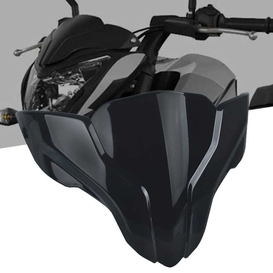 For BAJAJ Pulsar NS200 NS/200 RS/200 AS Front Windshield Motorcycle Accessories Windscreen Air Deflector Wind shield Wind screen