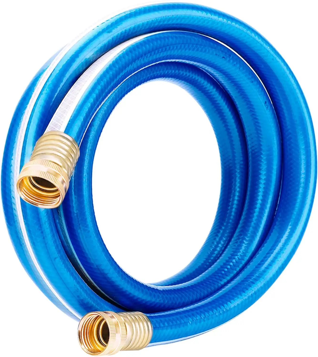 

Short Leader Garden Hose 3/4 in. x 10 ft. -Heavy Duty Durable Flexible Lightweight PVC Water Pipe for Lawn Care, Reel Cart &