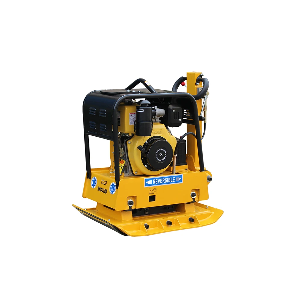 

330 Electric Reversible Plate Compactor 10hp air Cooled Engine