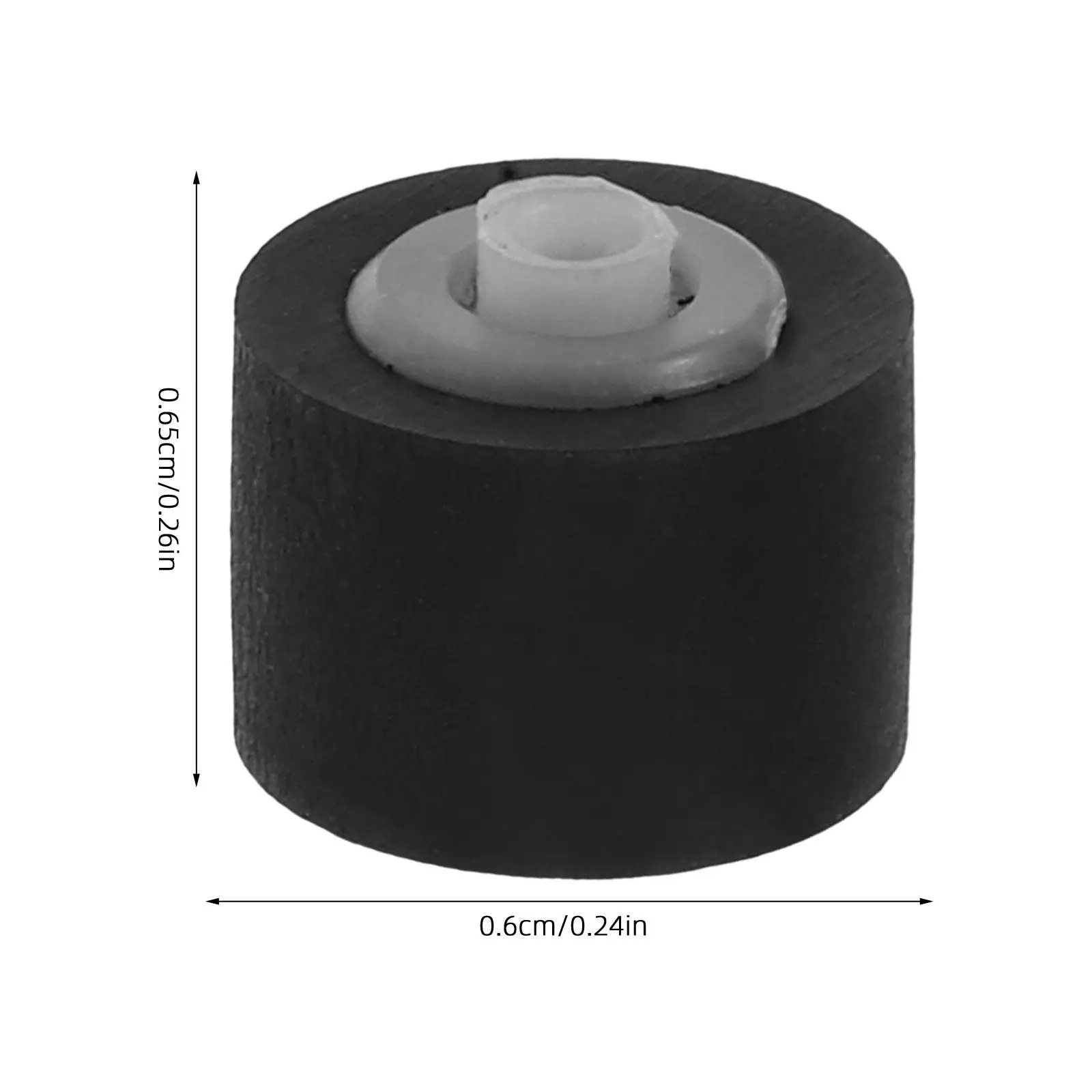 10Pcs Recorder Pinch Roller Wear Resistant Cassette Deck Pressure Roller Tape Recorder Repair Parts Low Noise Vintage Audio view 3