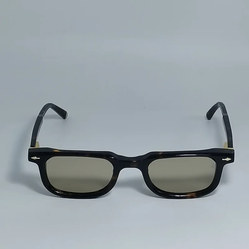 LAURENCE نظارات شمسية جديدة مصنوعة يدويًا من الأسيتات مستطيلة فاخرة وعصرية للرجال والنساء ماركة UV400 كلاسيكية مع صناديق عشوائية