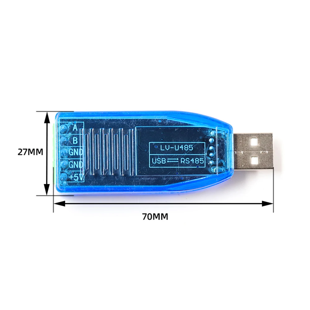 USB to RS485 5V Communication Module Non-Isolated Industrial Grade Serial Converter TVS/ESD Protection CH340