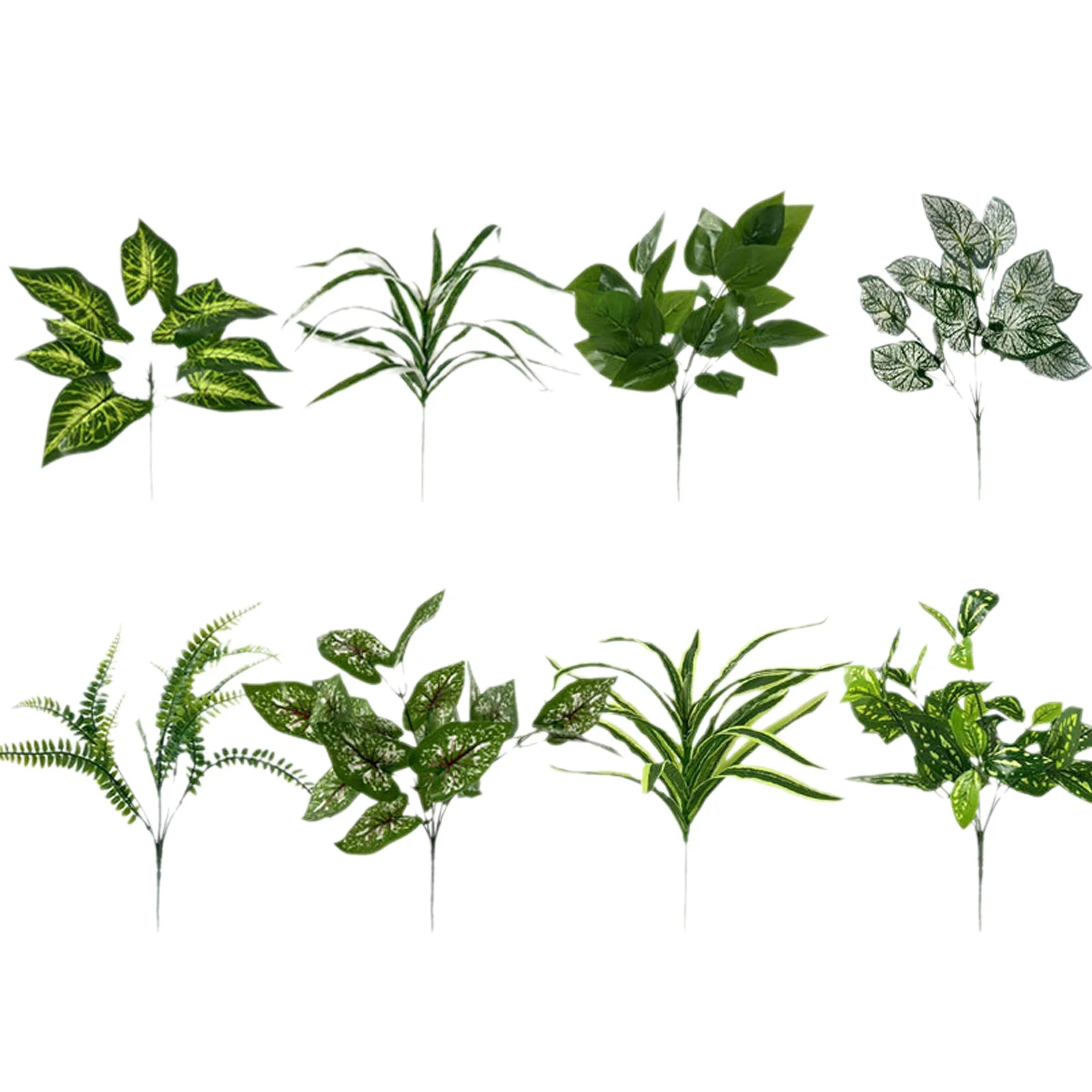 Simulated Outdoor Landscaping Decor Artificial Plants Fake Shrubs Indoor Potted Plants
