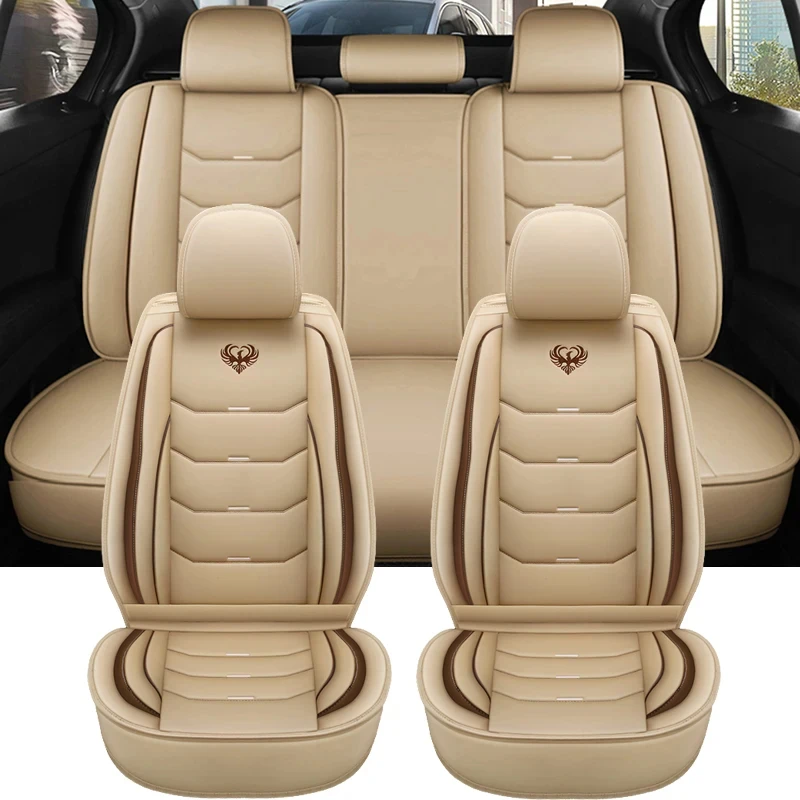 

Universal Leather Car Seat Cover For Porsche All Models 911 Panamera Cayman Cayenne Car Accessories Wear-resisting Protector