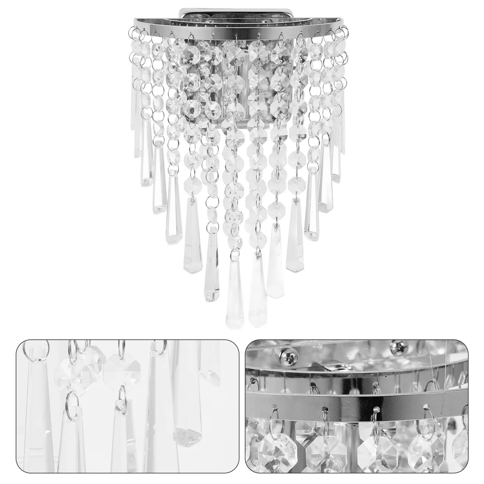 

Semi Circular Drop Wall Light Elegant LED Decorative Wall Lamp for Bedroom Living Room Dining Room Home Decoration