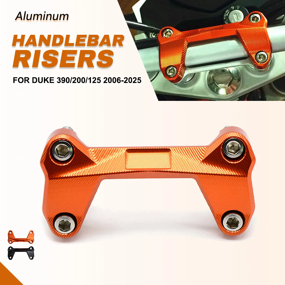 

For Duke 390/200/125 2006-2015 2016-2024 2025 Motorcycle Accessories Handlebar Risers Top Cover Clamp For Bajaj Dominar 250/400