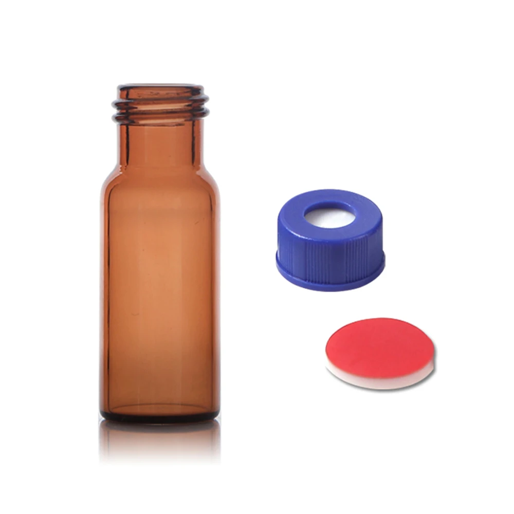 1.5/2ml Brown Glass Headspace Sample Cutout Cover Headspace Sample Bottle Liquid Injection Chromatography Vial