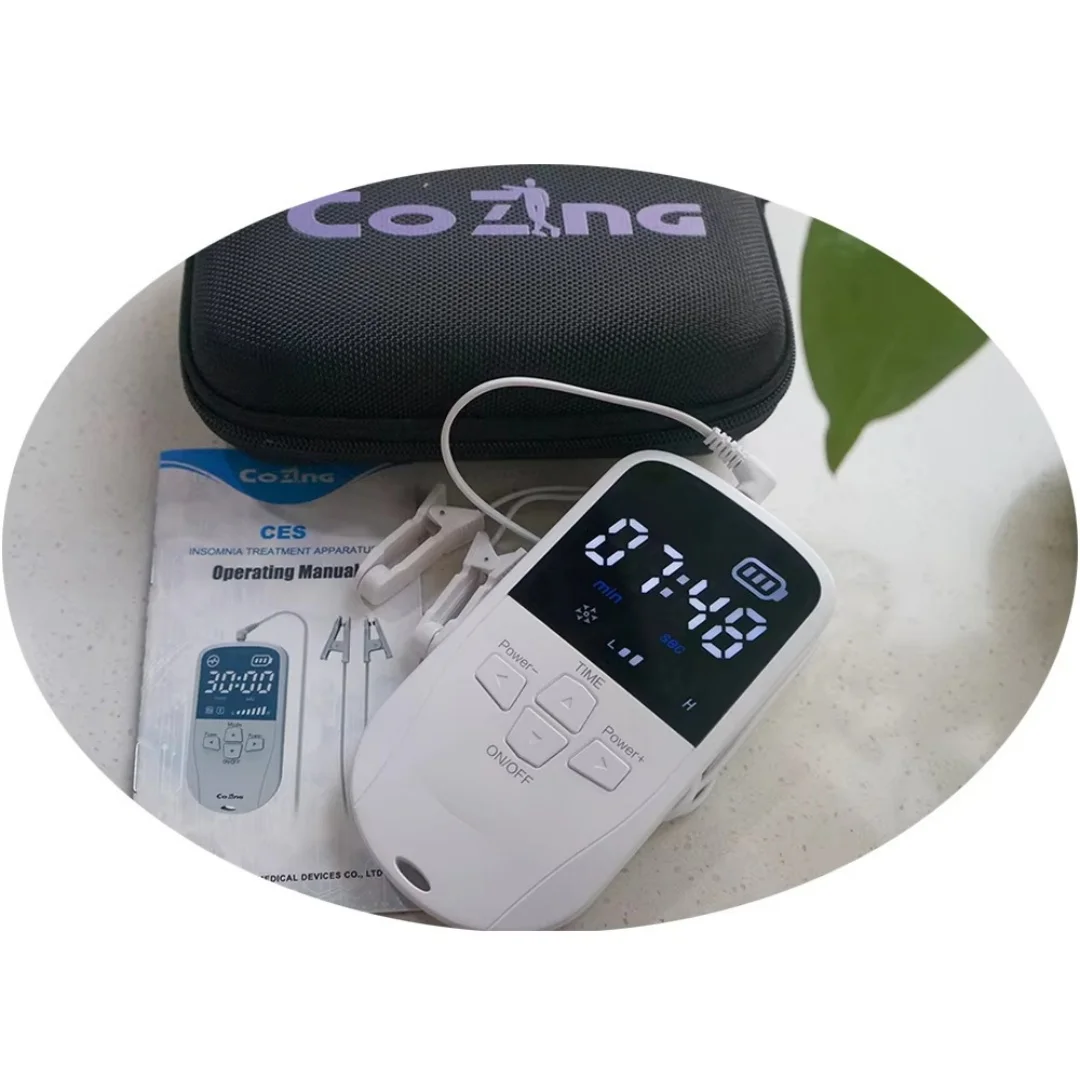 

Rechargeable CES Ear Clip Sleep Stimulator Alpha Wave Therapy for Deep Improvement