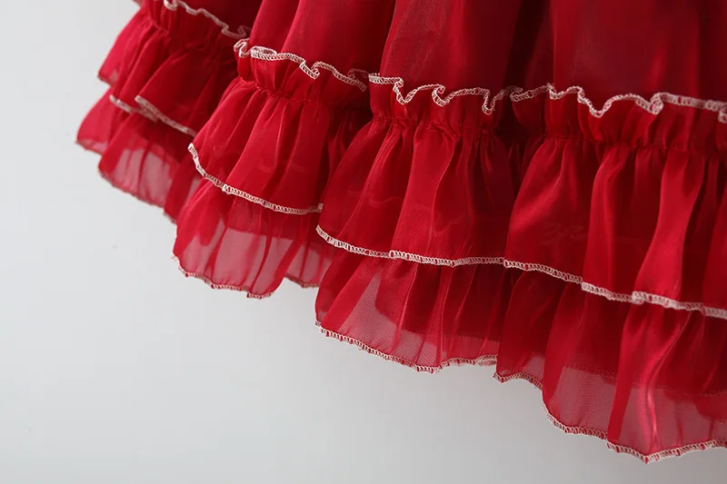 Herbst Winter Baby Mädchen Gericht Kleider Langarm Kinder kleidung Spitze europäischen und amerikanischen Stil Kinder kostüm 0 bis 3 Jahre – Detail 10