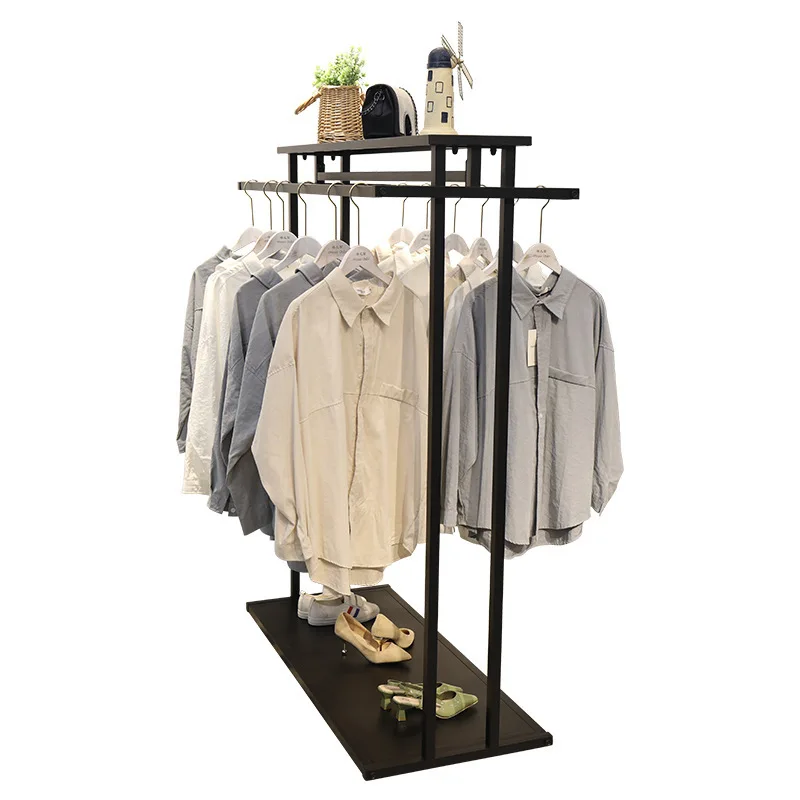 

Clothing store shelf display rack Floor-to-ceiling clothes Nakajima hanger Floor-to-ceiling hanger
