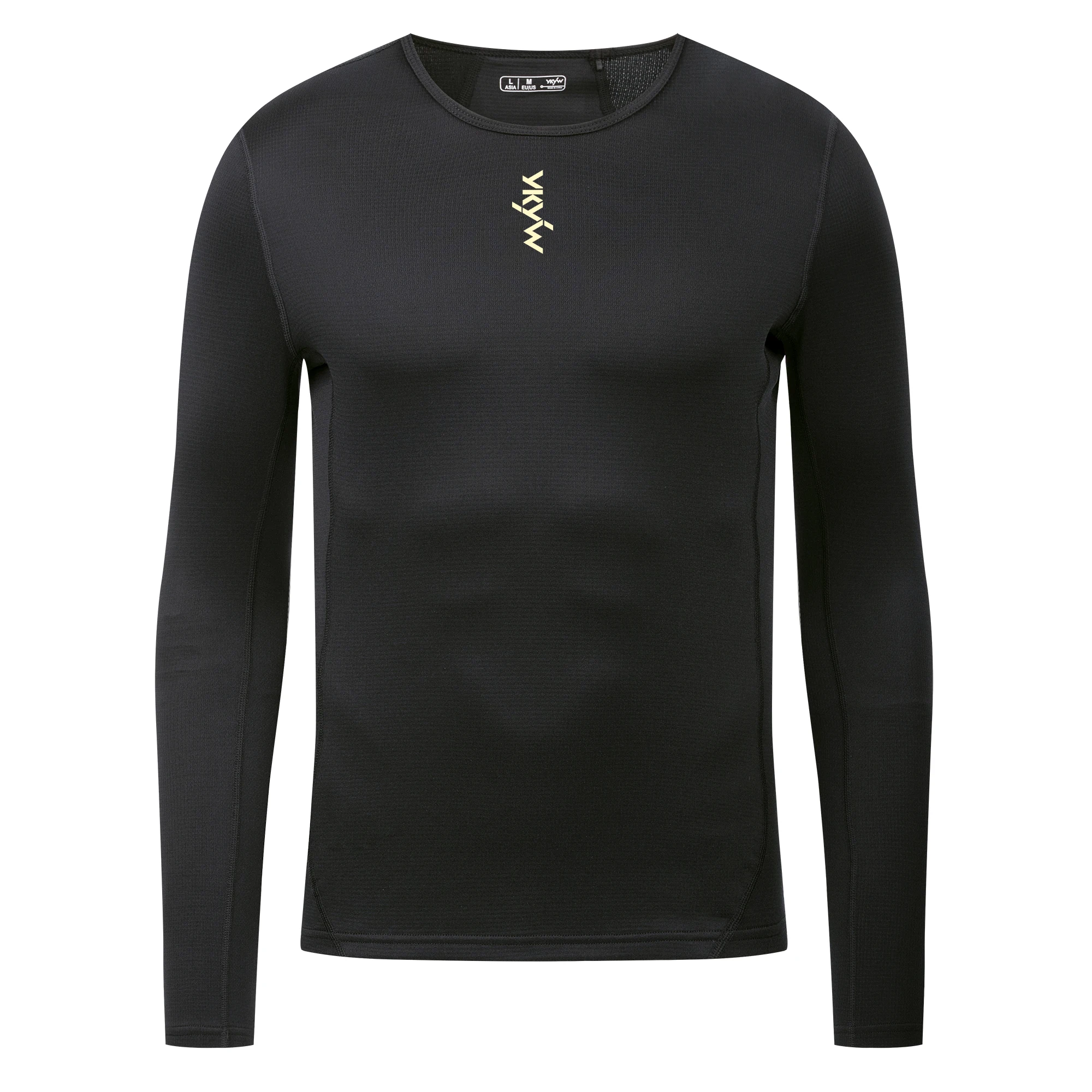 YKYWBIKE Herren Fahrrad-Unterhemd Winter Fahrrad-Untertrikot Herbst Warmes Langarm-Radtrikot MTB Thermo-Reitoberteil – Detail 2