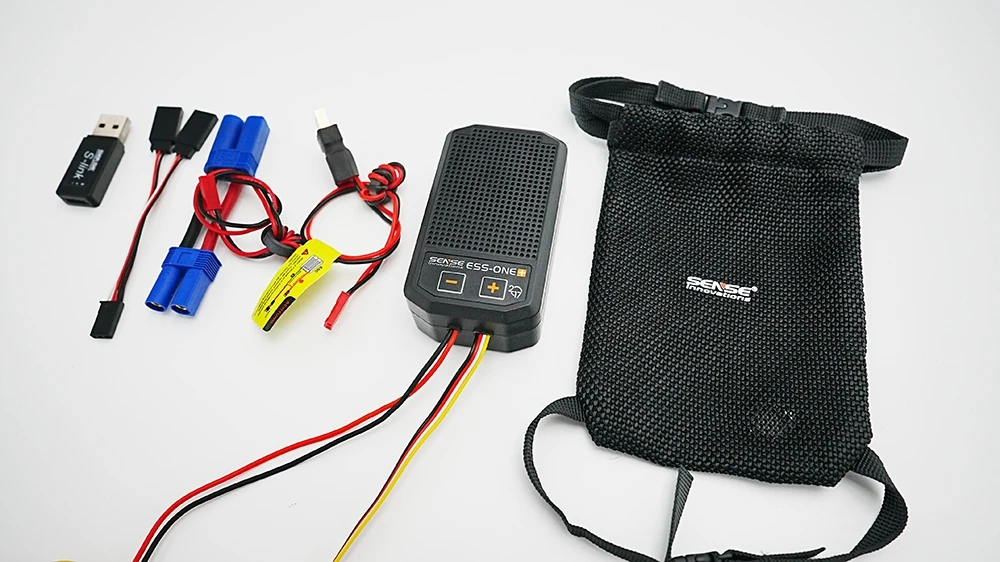 Ess-one + som de simulação grupo de som do motor com mochila para losi 1:4 promoto-mx carro modelo de motocicleta de controle remoto elétrico