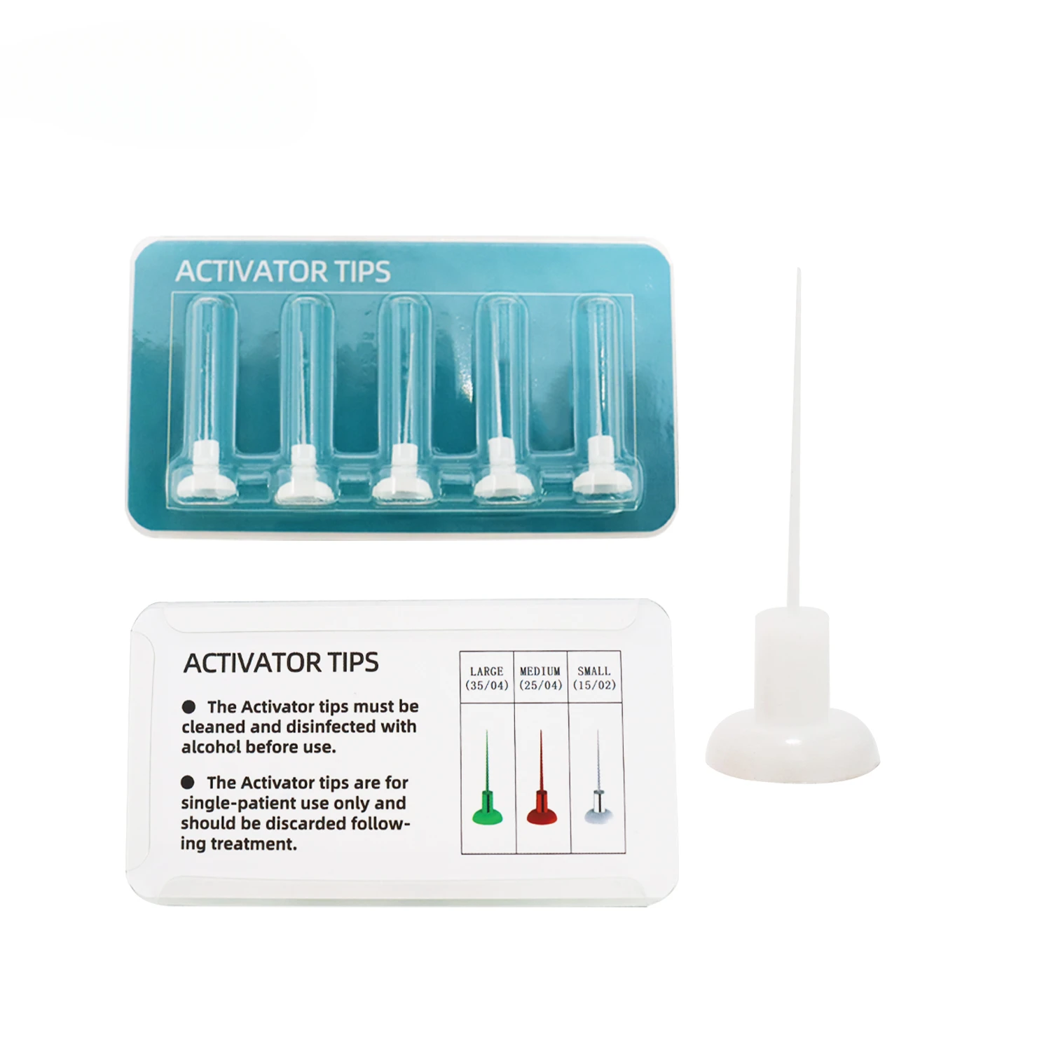 Endo Activators Sonics Irrigators Tips 10 PCS/set Root Canals Treatments Accessories for Root Canal Cleaning dentals instruments