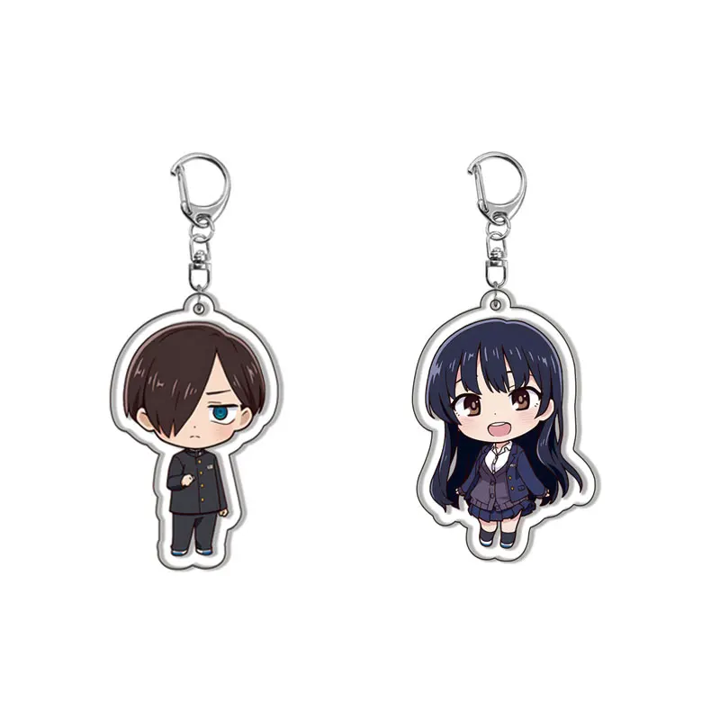 The Dangers In My Heart Q Version Anime Kawaii Keychain Of Kyotaro Ichikawa Anna Yamada