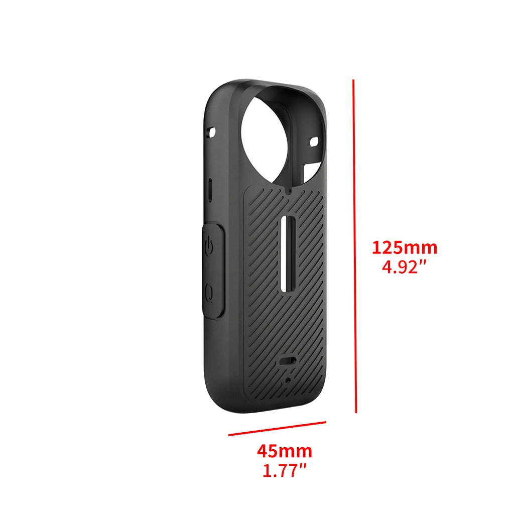 Leichtes Silikon-Schutzcover-Set für Insta360 X5 X4 Kameragehäuse, Objektivdeckel, Trageschlaufen, präzise Ausschnitte für vollen Zugriff – Detail 20