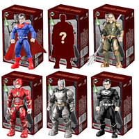 DC Justice League DIY Bruce Wayne Batman Superman The Flash Aquaman Building Blocks Action Figure Anime Kids Toys Birthday Gift