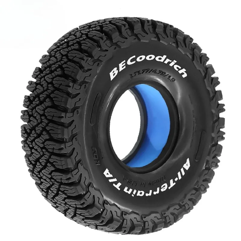 4 stuks Butylrubber Banden 120*44mm Modder Terrein 1.9 "Wiel Banden Voor 1/10 Rc Crawler auto Axiale Trx4