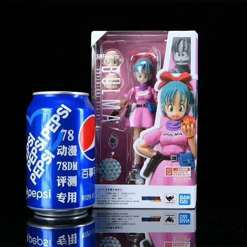 

В наличии SHF подлинный оригинальный DRAGON BALL Bulma 13,5 см экшн-фигурка аниме Коллекционная модель куклы статуэтка орнамент игрушка подарки