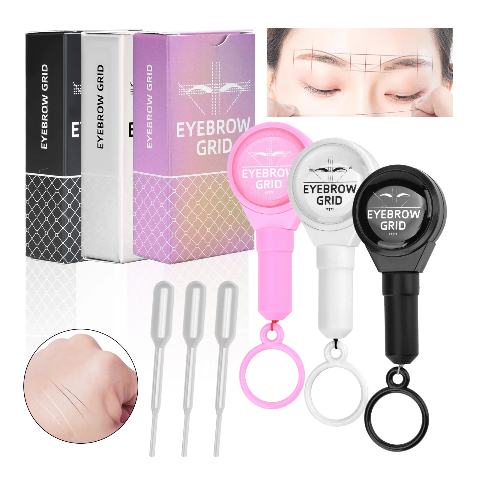 

Pre-Inked Auto-Recovery Mapping String Eyebrow Thread Line Flexible Marker for Eyebrow Beauty Permanent Tattoo PMU Tool