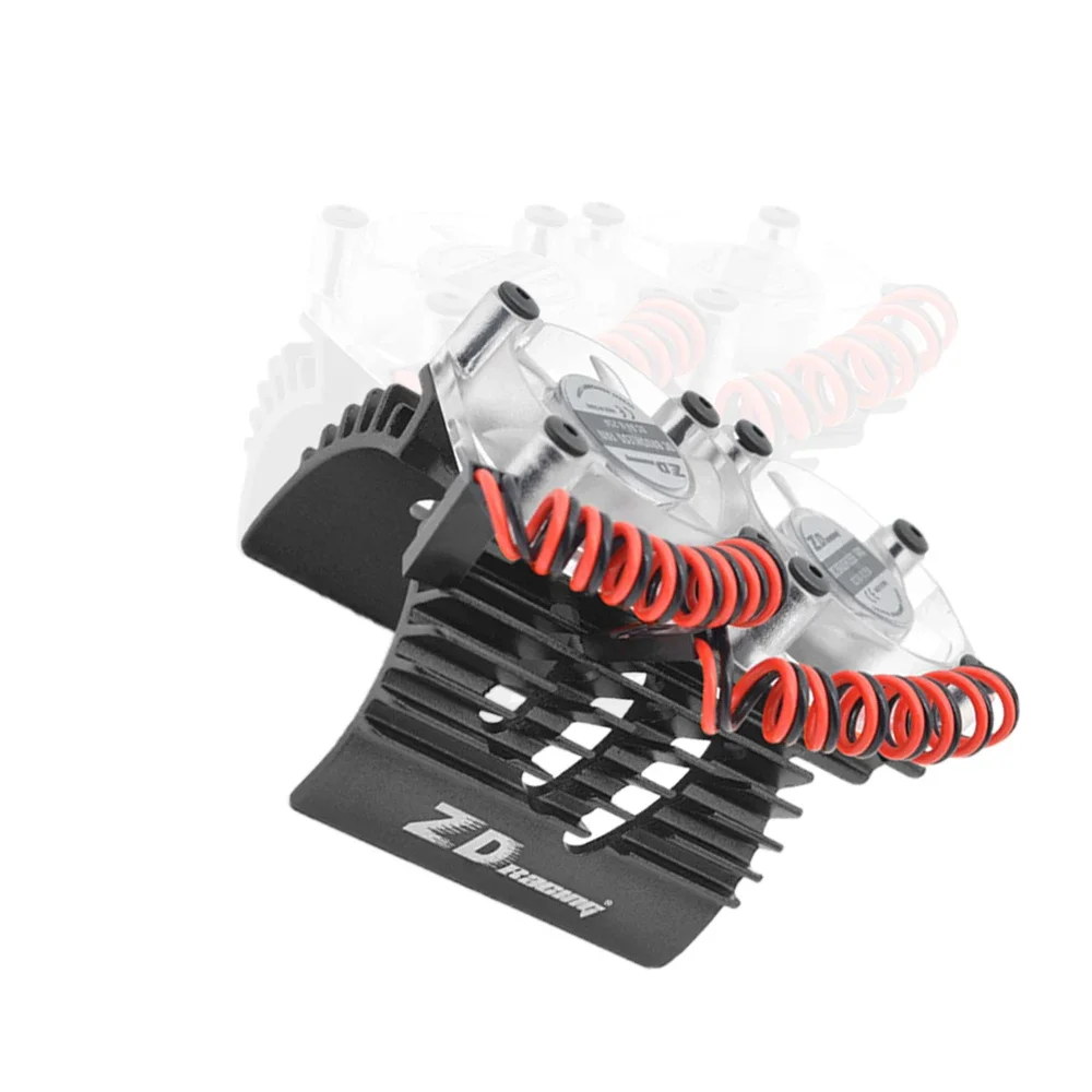 

RC Motor Cooling Fan 40 42mm Metal Heatsink Double Fans 28000rpm ZD Racing For 1/10 1/8 Rc Car Motors 4068 4076 4092 4268 4274