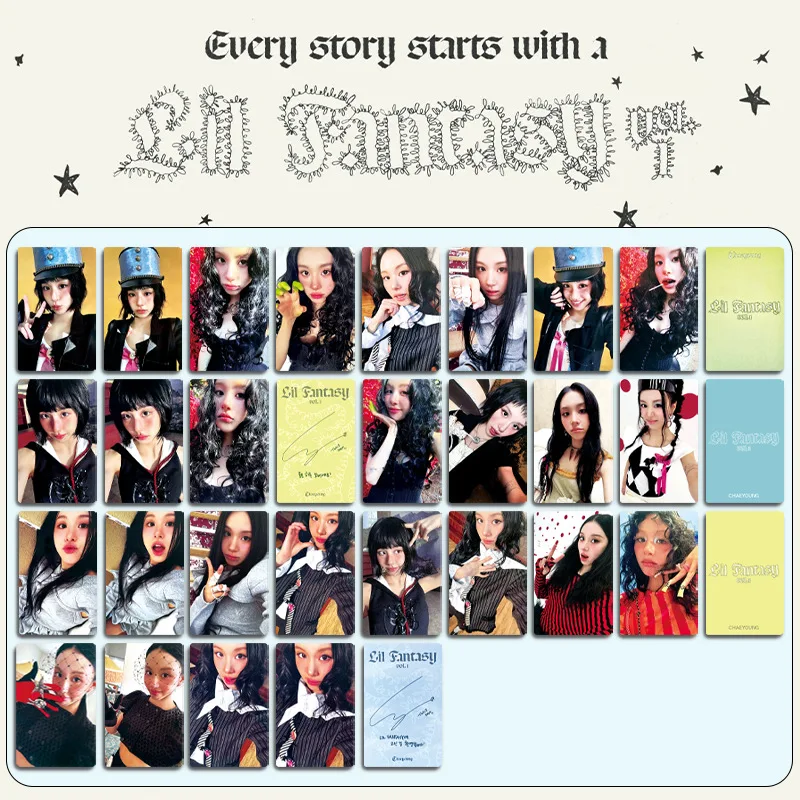 Photocards del Álbum SOLO de ChaeYoung, LIL FANTASY vol.1, PhotoCard de Cosplay para Fans, Colección de Cosplay, Regalo