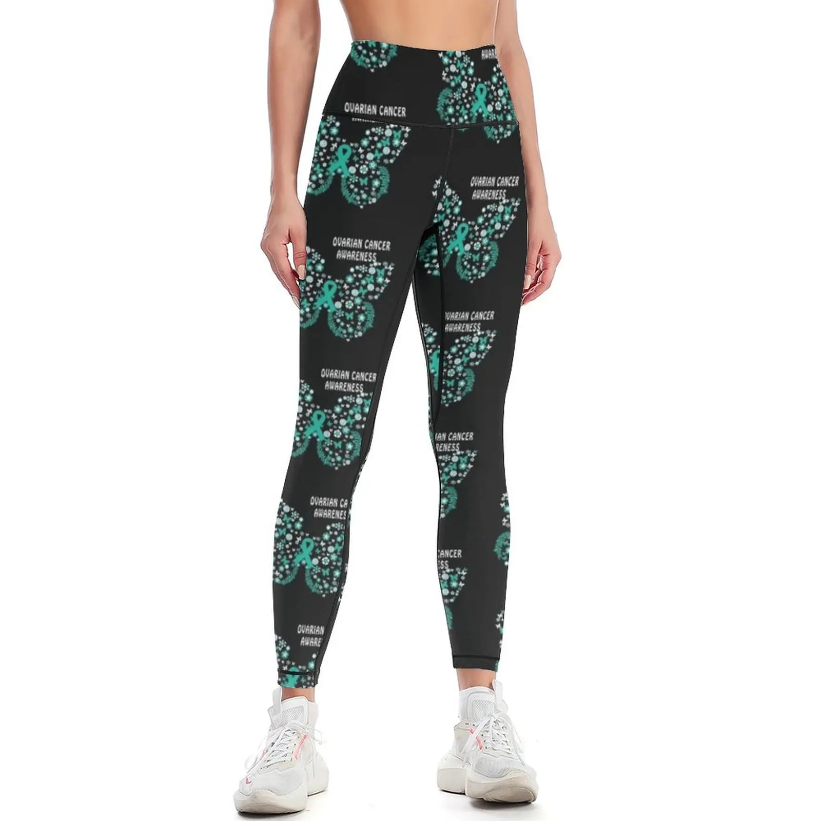 ovarian cancer awareness Leggings Women's push up Legging sexy woman gym womans Womens Leggings