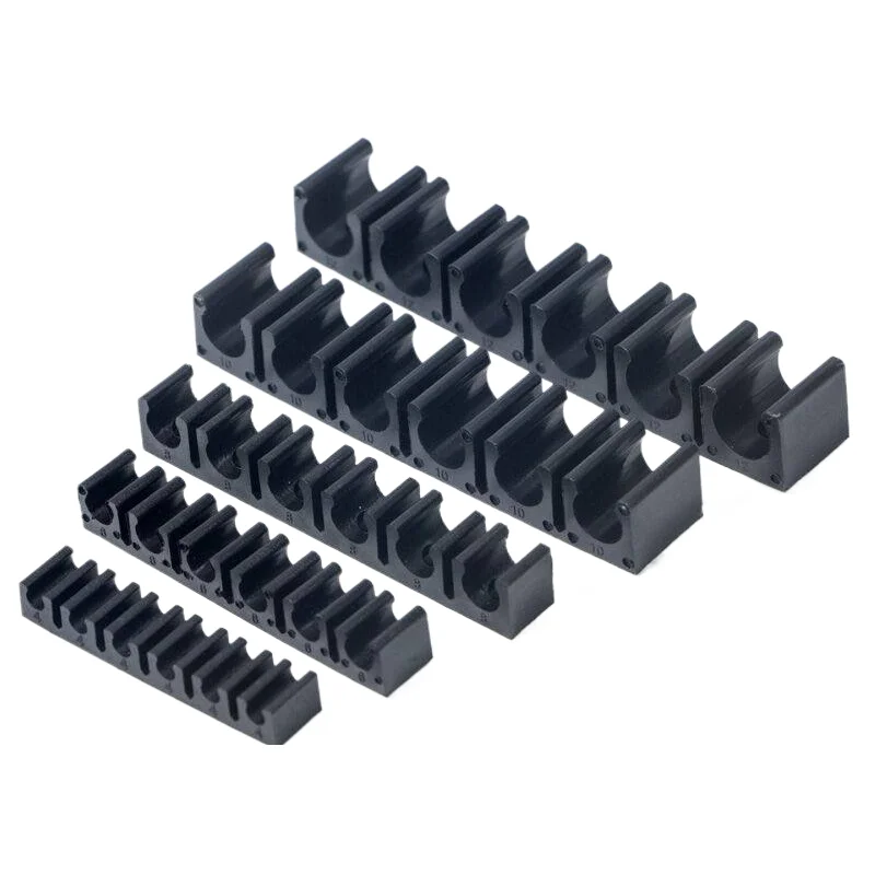 U-shaped Buckle & Fixing Clamp For Pneumatic Pipes, Nylon Multi-pipe Holder And Piping Seat 4/6/8/10/12/16mm