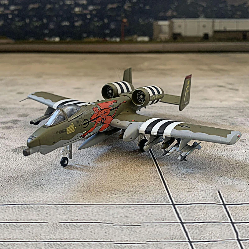 

Diecast 1/144 U.S. Air Force A-10 Thunderbolt II Attack Aircraft Finished Model 107 Fighter Squadron Commemorative Edition