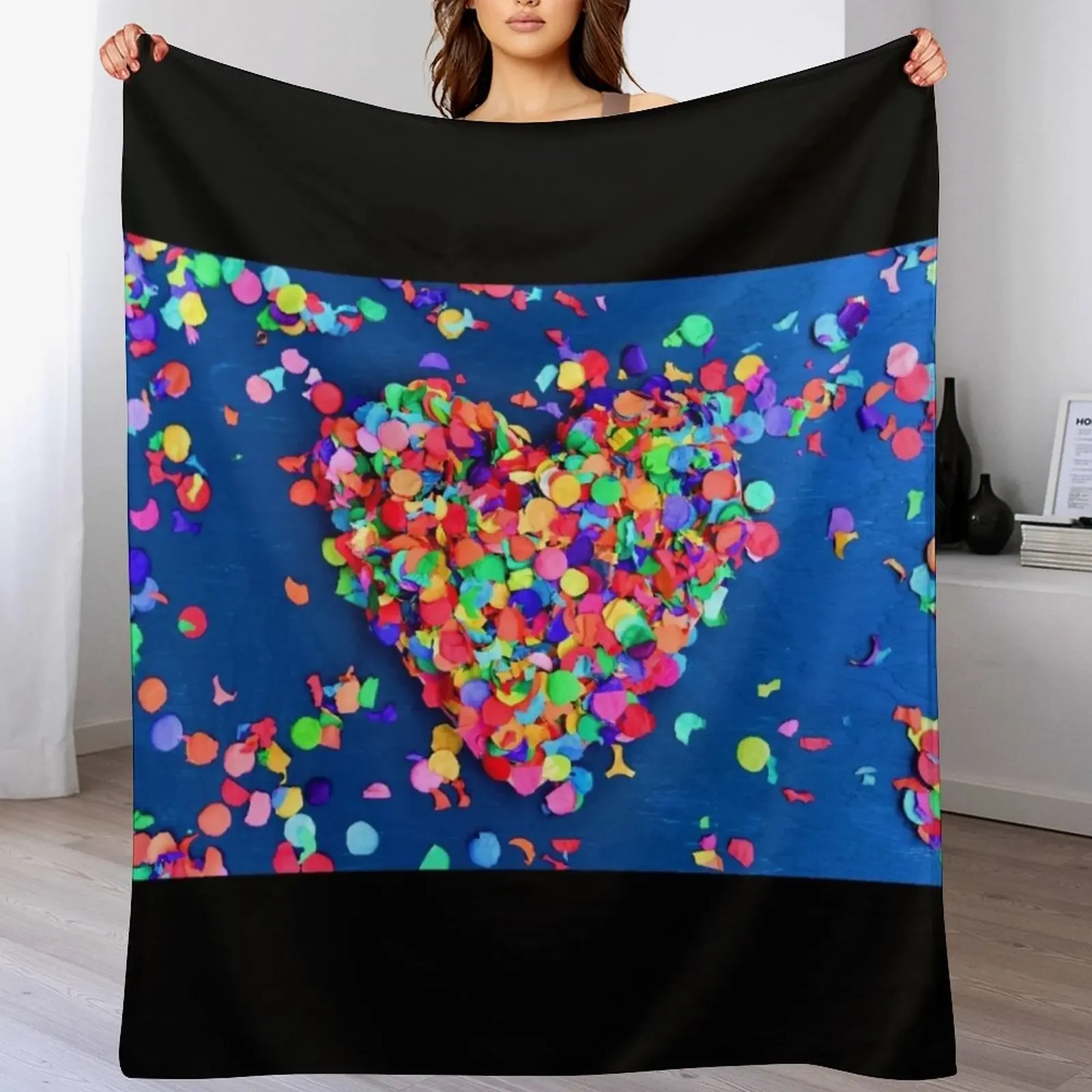 Confetti Throw Blanket Year Round Soft Comfortable Blanket for Home