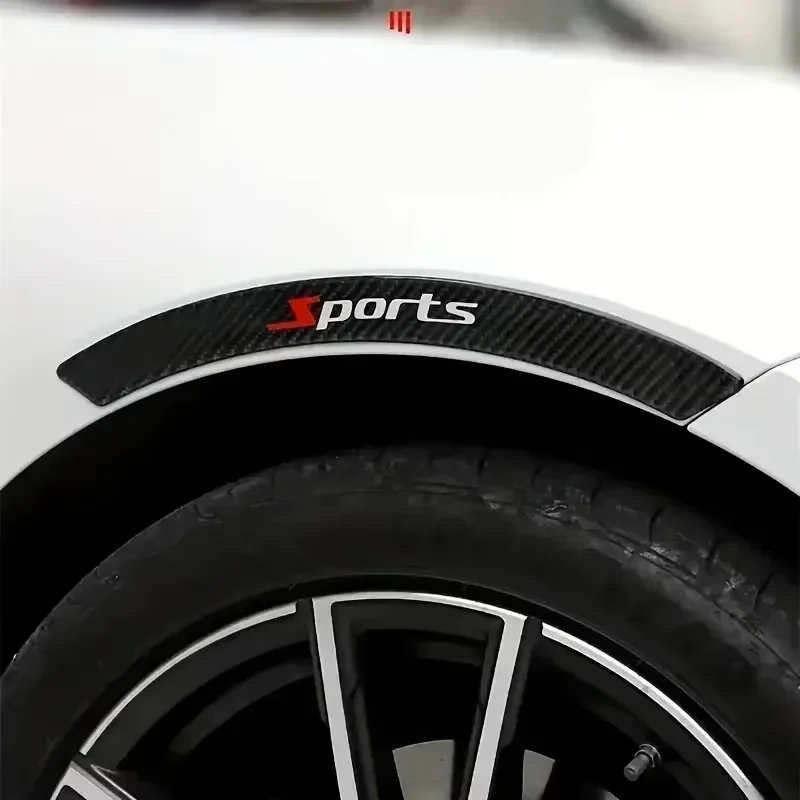 1Pair Universal Car Wheel‑Arch Decor Sticker Anti‑Scratch Anti‑Collision Strip Wheel Brow Scratch‑Hide Exterior Protector view 5