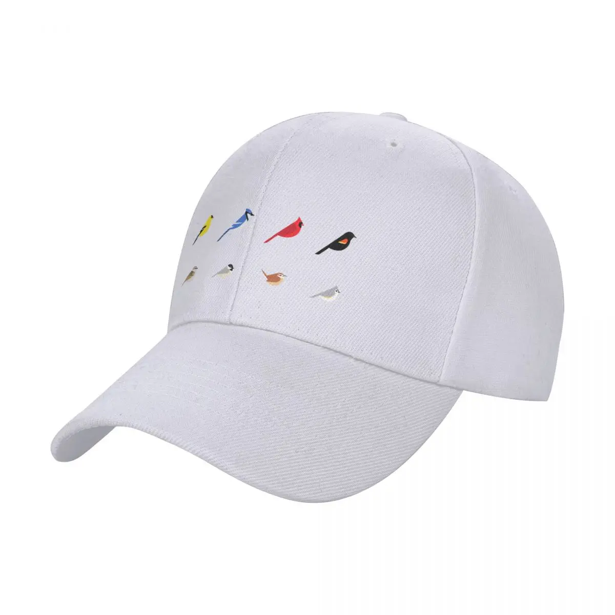 Common Backyard Birds of North America Baseball Cap Rave Big Size Hat Women's Beach Outlet Men's