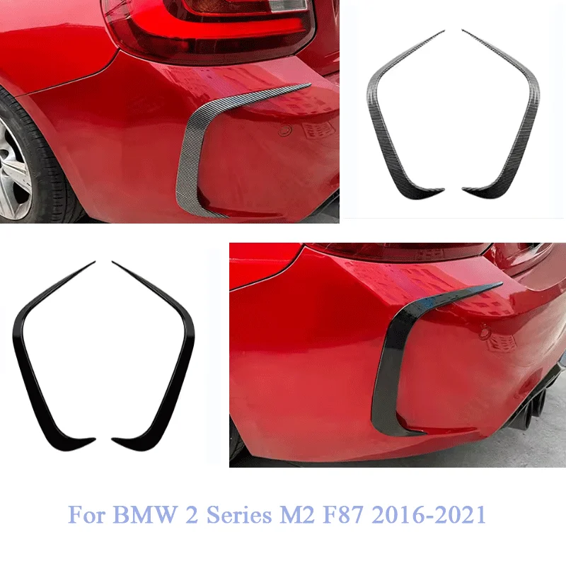 

Задний бампер автомобиля, воздушный нож для BMW 2 серии M2 F87 2016-2021, ветровой нож, спойлер, сплиттер, автомобильные комплекты кузова, внешние аксессуары