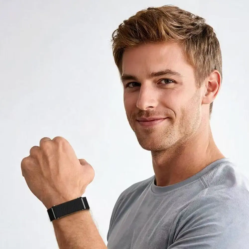 New Nylon Sport Band Elastic Adjustable Bicep Band Breathable Soft Arm Band for Google Fitbit Air for Women Men