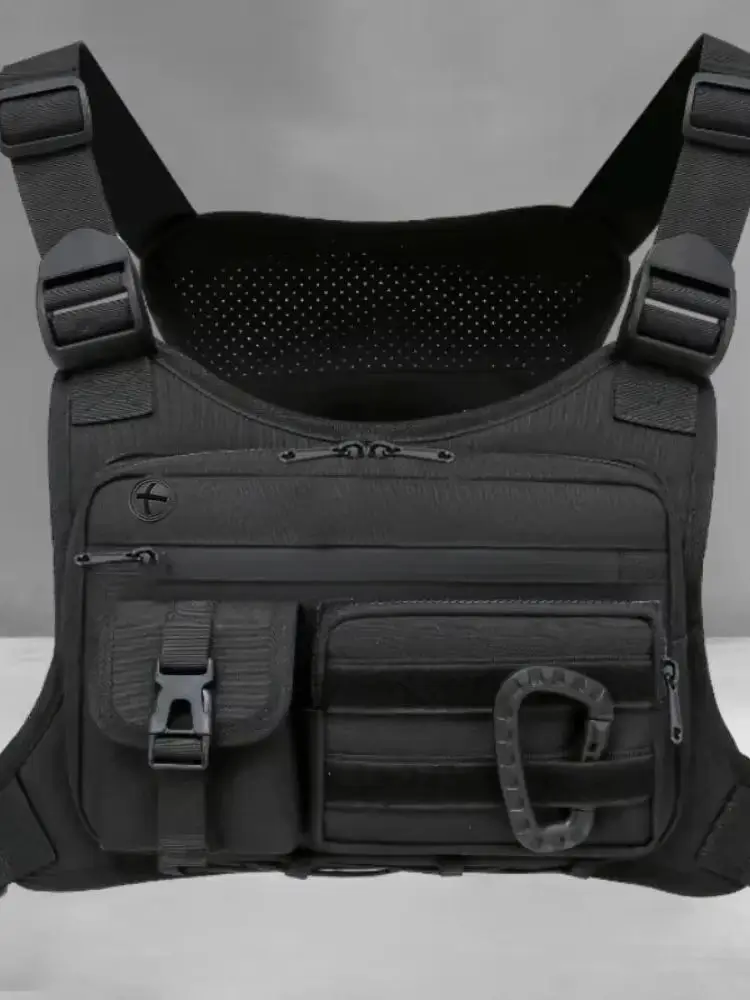AliExpress NONE Outdoor Chest Bag For Men and Women, Tactical Vest For Running, Cycling, EDC Chest Pack Rig For Sports and Workouts
