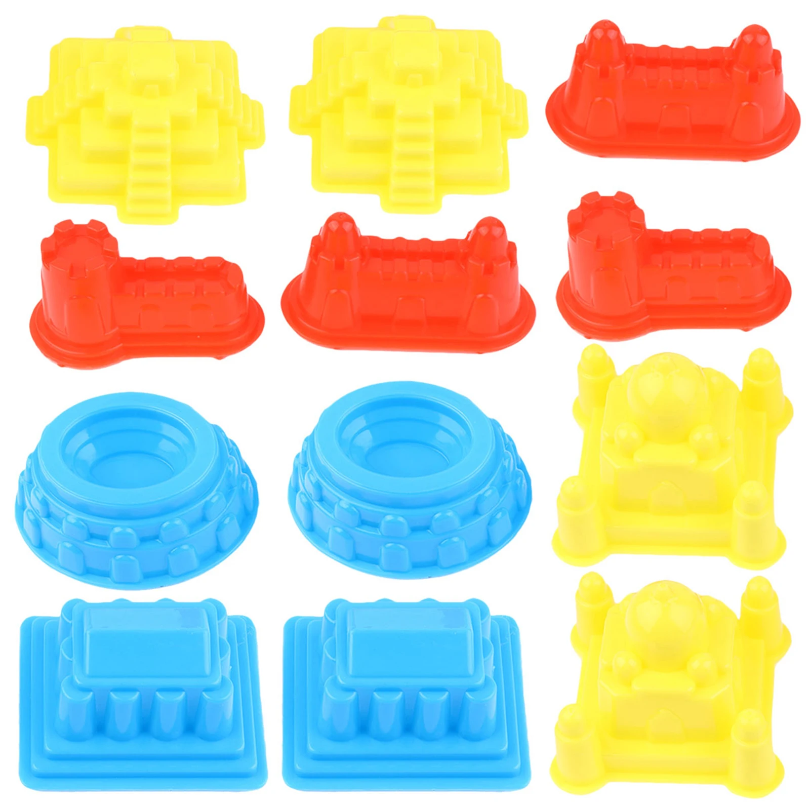 

30pcs Sand Castle Mold Set Portable Plastic Building For Beach Outdoor Creative Activities Sand Play Set Children