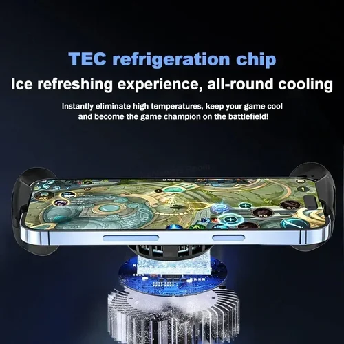 Imagen 2 del producto Nuevo controlador de Joystick telescópico para teléfono móvil JK01S con radiador de refrigeración Semiconductor para IPhone Android