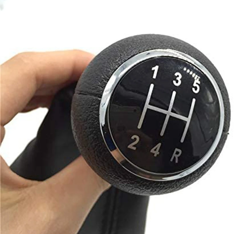 Latest 5 Speed Gear Shift Knob Gearstick Gaiter Boot Kit Leather Shift Handball For Gol Pointer Saveiro Parati 2004-2010