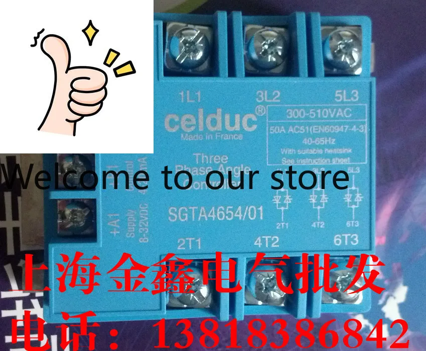 

Новое оригинальное французское твердотельное реле Celduc SGTA4654 в наличии, гарантия подлинности.