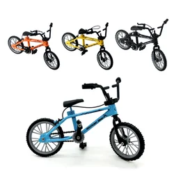 Mini Finger Bicycle Toys Alloy Miniature MTB Bike Model DIY Creative Simulation Mountain Cycling Kids Educational Gifts