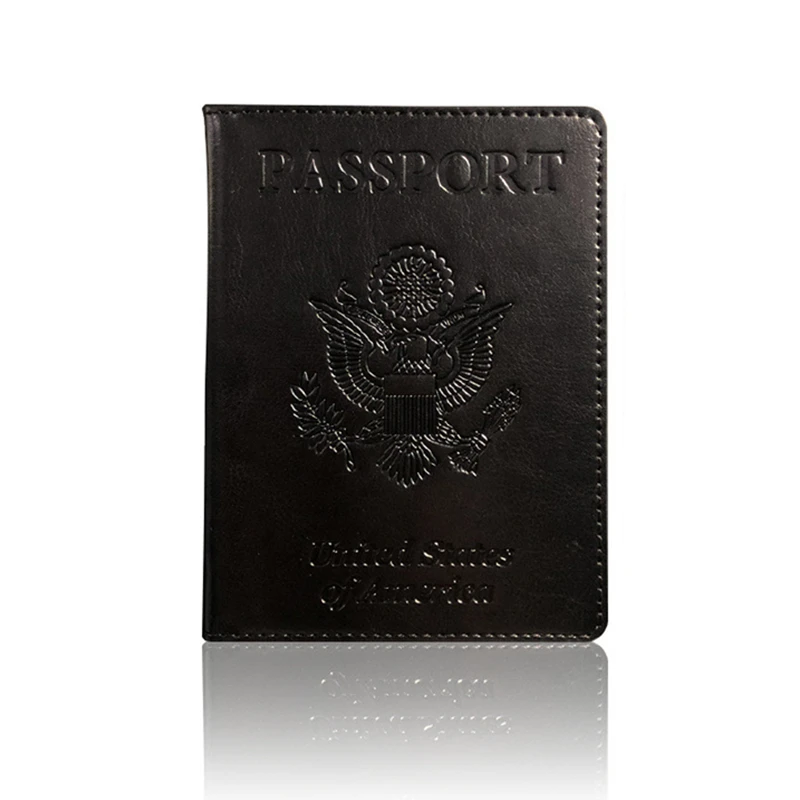 Passport Holder Cover Wallet Travel Essentials RFID Blocking Leather Card Case International Travel Must Haves Travel Accessorie