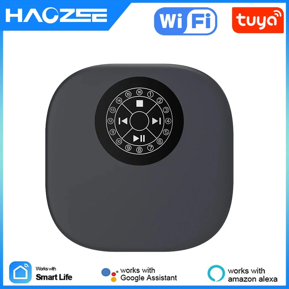 

HAOZEE Tuya WiFi Sprinkler Controller Gardening Intelligent Irrigation Timer 16 Zones Automatic Watering Device For Alexa Google
