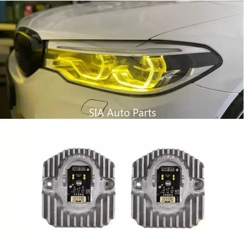 

OEM 63117214934 63117214940 Yellow Color Light DRL Daytime Running LED Headlight Angel Eyes For 5 Series G30 G38 2017 2018 2019
