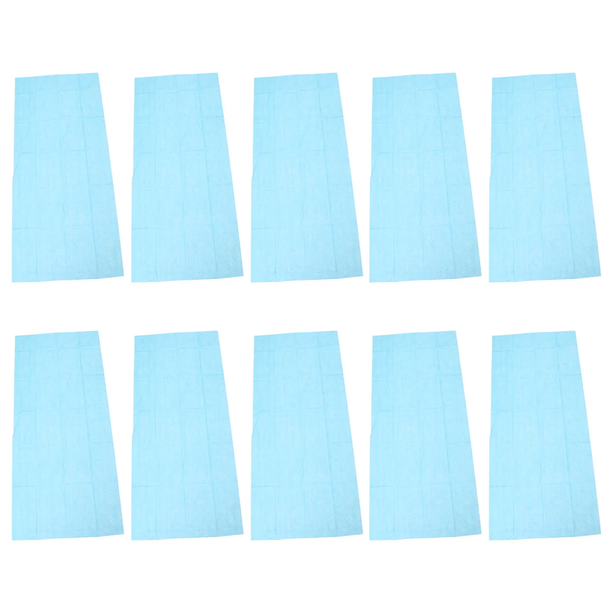 

10Pcs 175x75cm Disposable Bed Sheets Non-Woven Fabric Single-Use Waterproof Top Sheet for Salon Outdoor Relaxation Blue