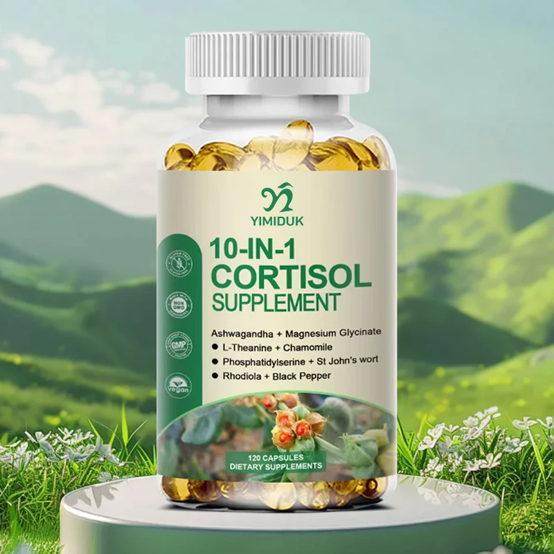 

Капсулы Cortisol Health для снятия стресса, баланса, реакции Cortisol, релакса и глубокого сна, фосфатидилсерин, родиола NON-GMO