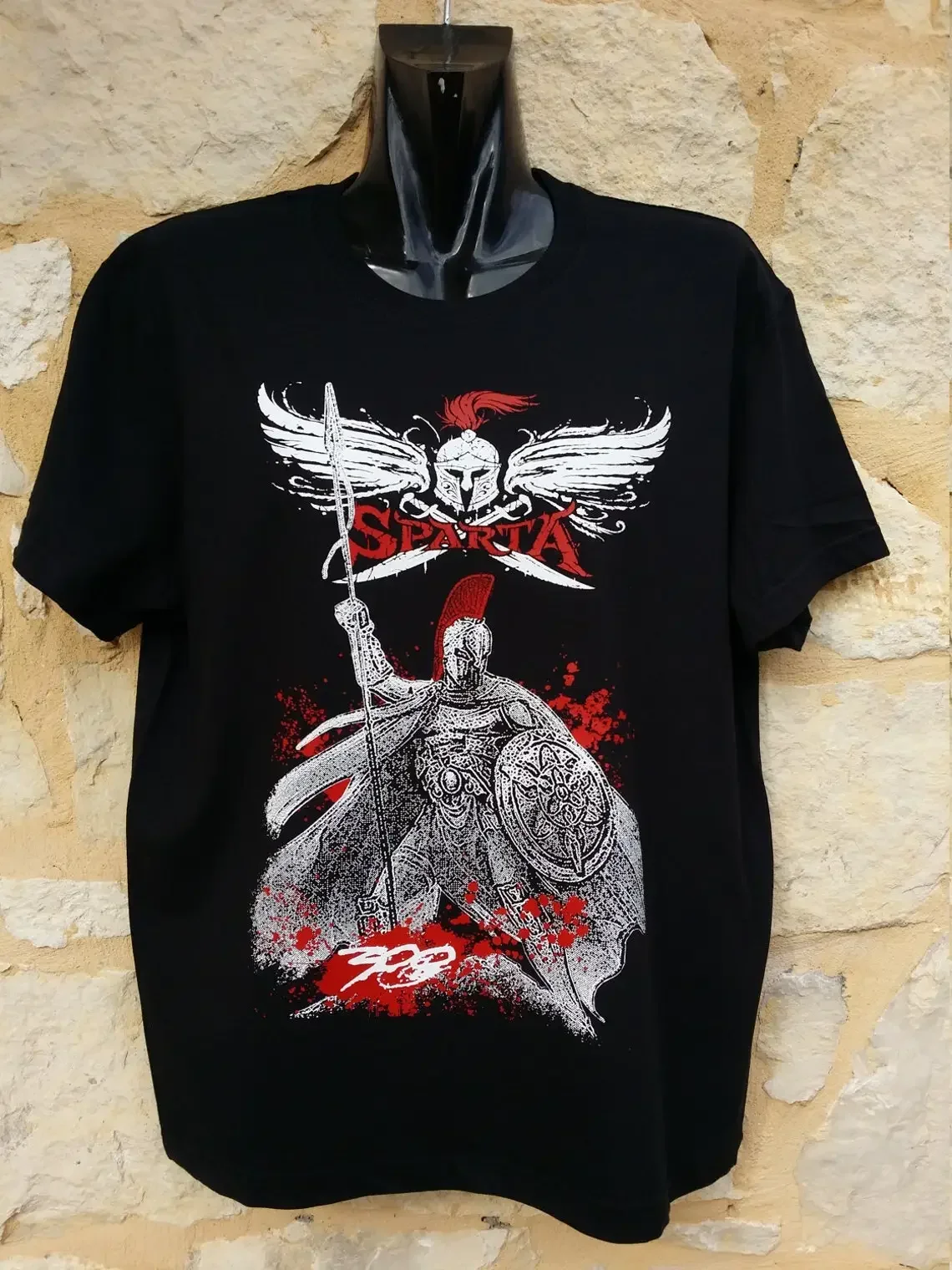 This Is Sparta. Spartan 300 Warriors Leonidas T Shirt. Short Sleeve 100% Cotton Casual T-shirts Loose Top Size S-3XL