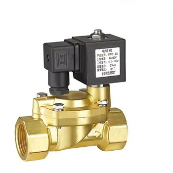 DFD-25 Pilot Operated Brass Water Solenoid Valve, 0.03-1