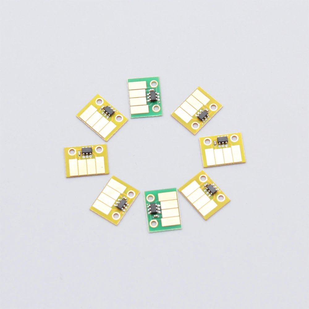 For HP70 Ink Cartridge Disposable chips For HP Deskjet Z2100 Z5200 Printer One Time Chip 8 Colors