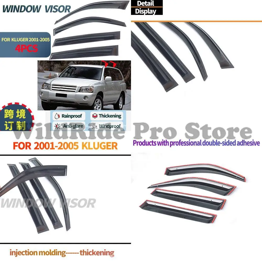 

1 set For Toyota Kluger 2001-2005 Window Visors Rain Guards